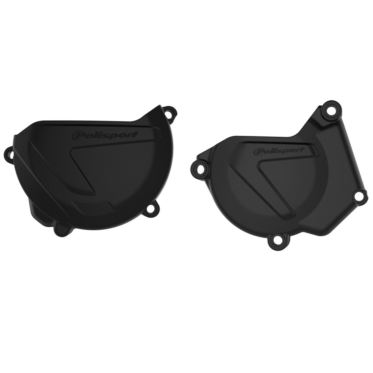 Zestaw osłon pokrywy alternatora i sprzęgła Yamaha YZ 250 Czarny Polisport | 90939