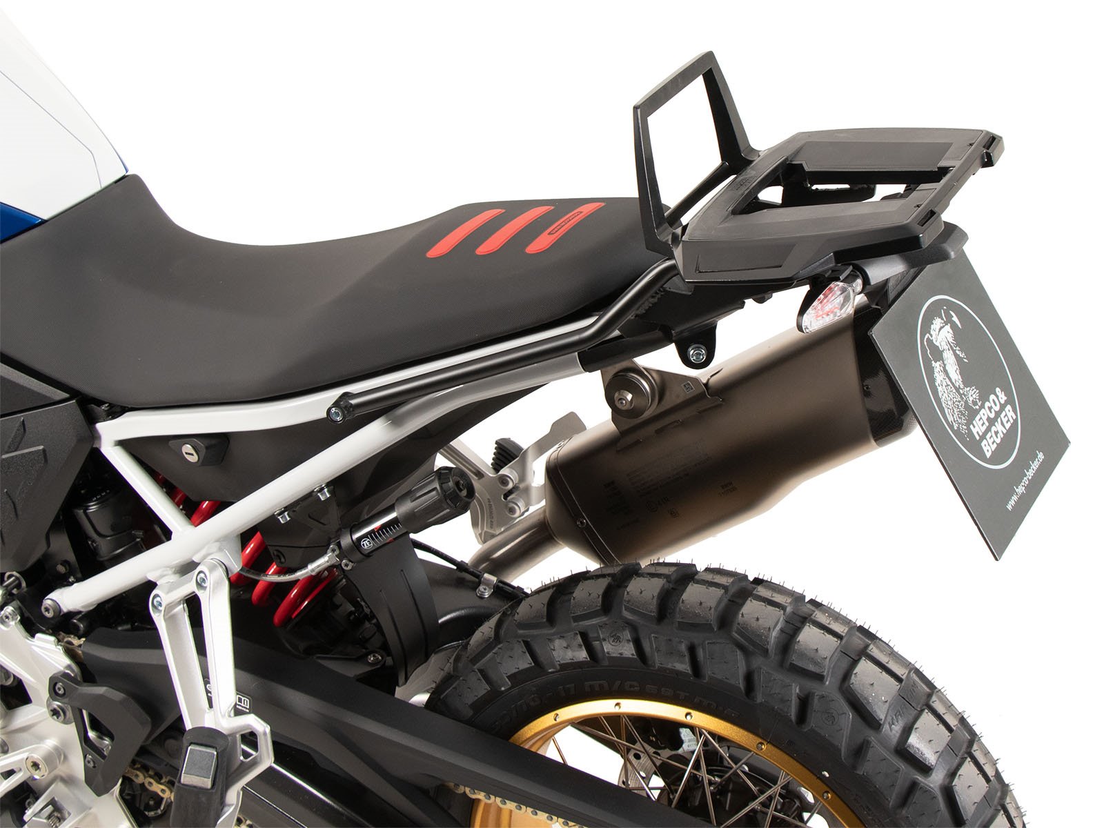 Stelaż do kufra centralnego Alurack BMW F 900 GS 2024-2026 Hepco & Becker | 6526534 01 01