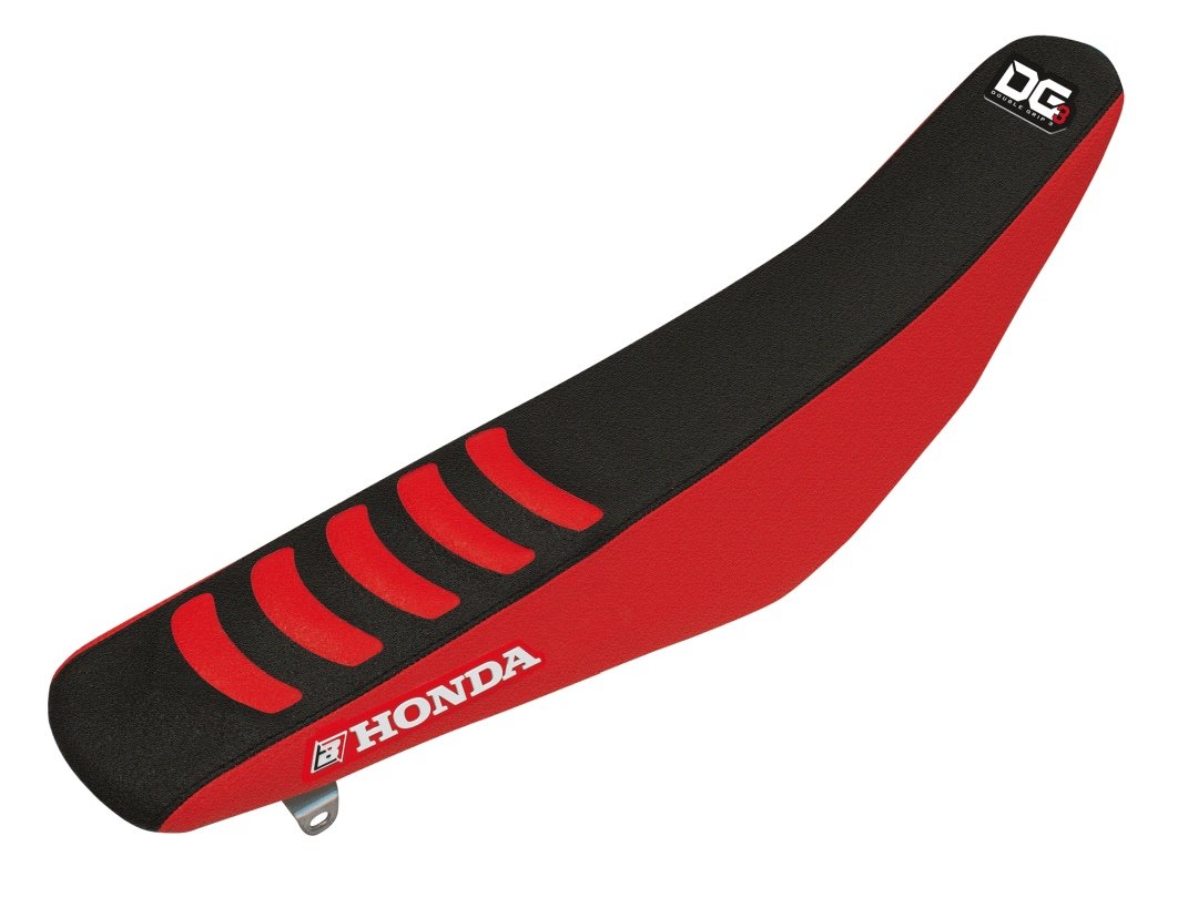 Pokrowiec / poszycie na siedzenie Honda CRF 250R, CRF 450R DOUBLE GRIP 3 kolor czarny czerwony Blackbird | E1145H