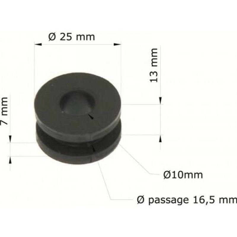 Gumki montażowe silentblock 10 szt. Honda CR 80/125/250/500, TRX 90/250/350/400/420 / 450/500/680/700 | GRM-103/10