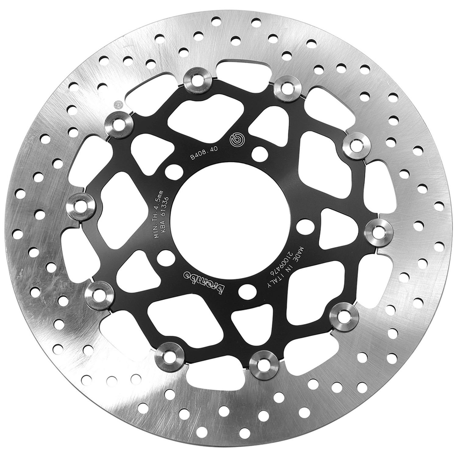 Tarcza hamulcowa przód pływająca Kawasaki KLZ 1000 VERSYS, Z 1000, Z 1000 SX, ZX-10R, ZX-6R, ER-6N, Z 750 (300X80X5MM) (5X10,5MM) Brembo | 78B40840