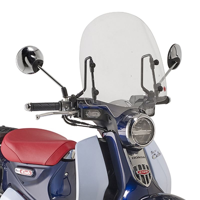 Szyba akcesoryjna Honda Super Cub C 125 38,5x40cm przeźroczysta Kappa | 1168AK