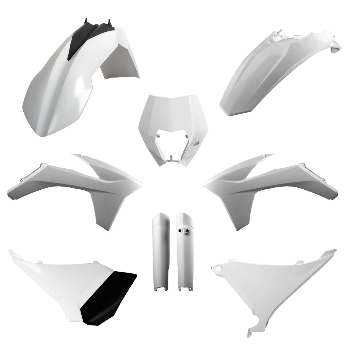 Komplet Plastików KTM EXC/EXC-F Biały Polisport | 91461
