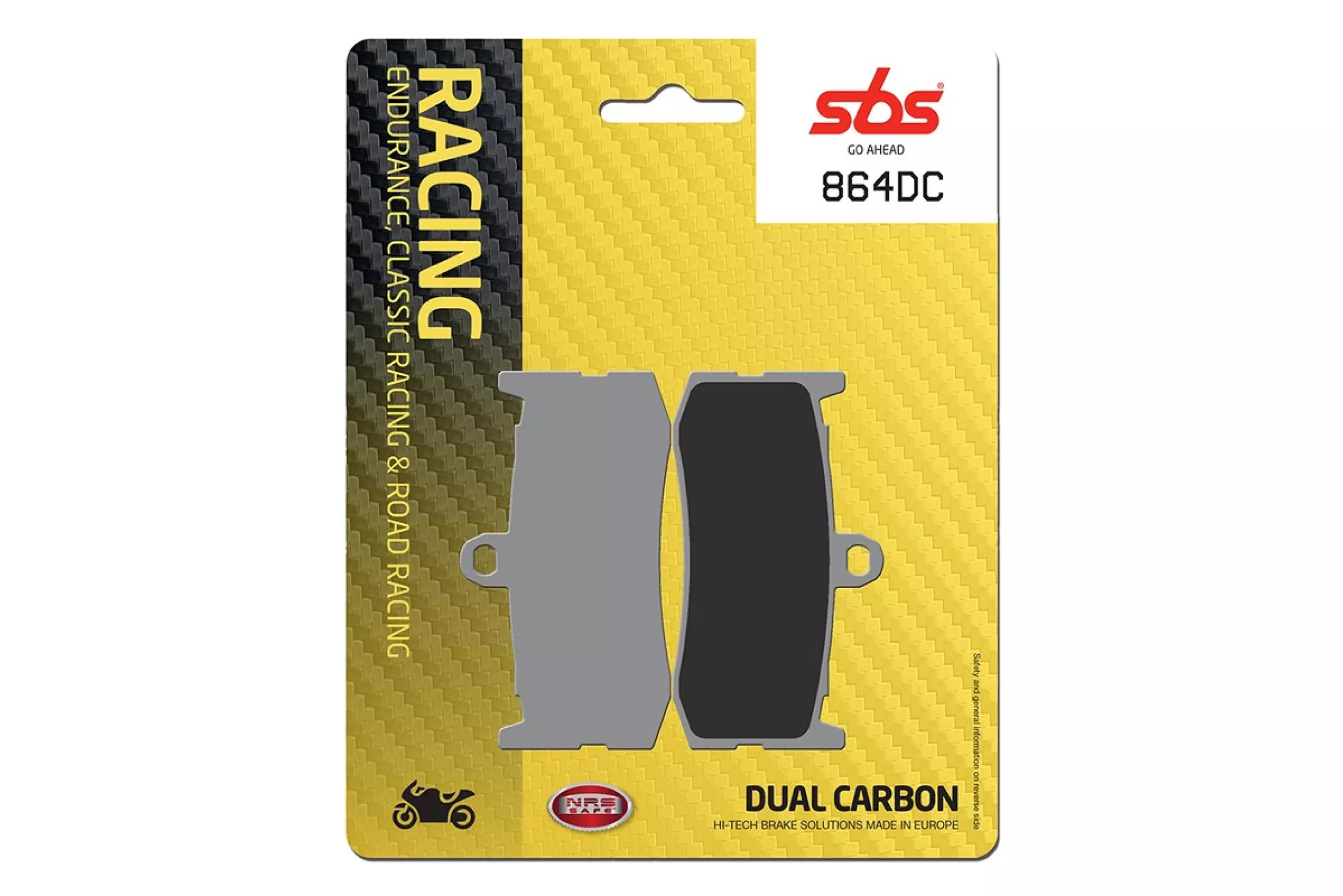 Klocki hamulcowe KH491 RACING DUAL CARBON Triumph Daytona Triple 675 PRZÓD | 864DC