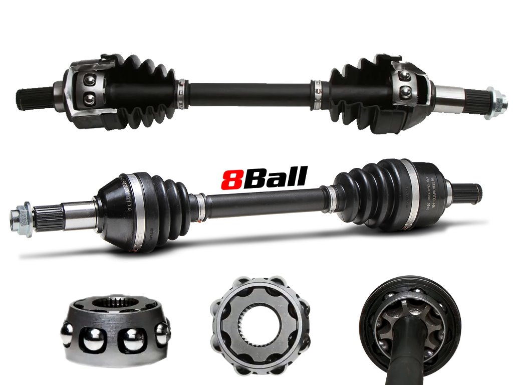 PółOś Napędowa Polaris Scrambler 1000 MD/XP, Scrambler 850, Sportsman 1000, Sportsman 850 AB8 Extreme +20% Przód Lewa/Prawa All Balls | AB8-PO-8-333
