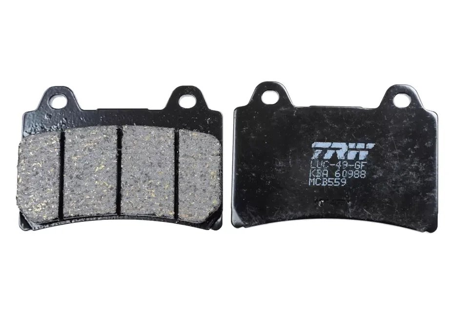 Klocki hamulcowe KH123 ORGANIC Yamaha SRX 600, FZ 750, XV 750, TDM 850, FJ 1200, XVZ 1300, XV 1600 PRZÓD/TYŁ TRW | MCB559