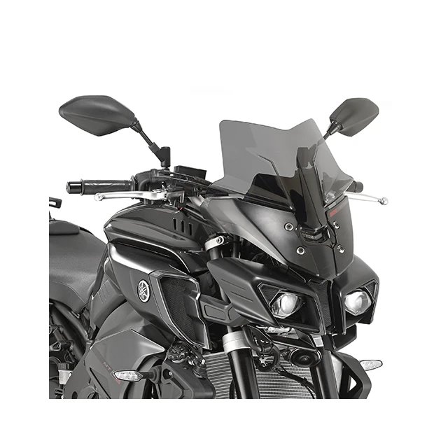 Szyba akcesoryjna Yamaha MT-10 36x36cm ciemna czarny połysk Kappa | KD2129B