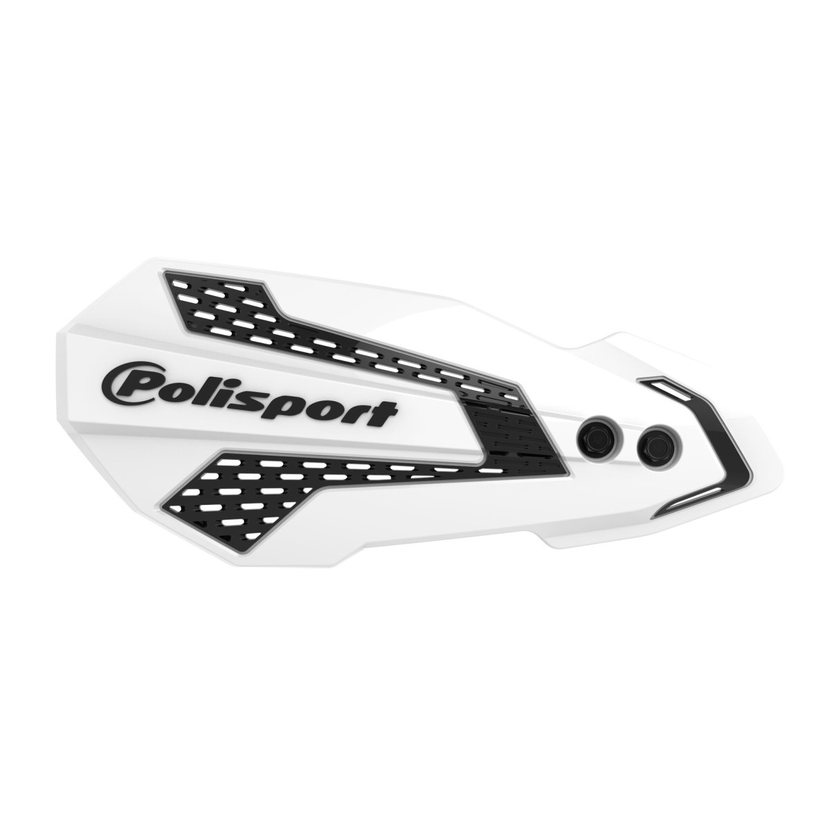 Osłony rąk (listki) model MX FLOW z uniwersalnym zestawem montażowym Husqvarna TE/FE/TX/FX kolor biały czarny Polisport | 8308200057