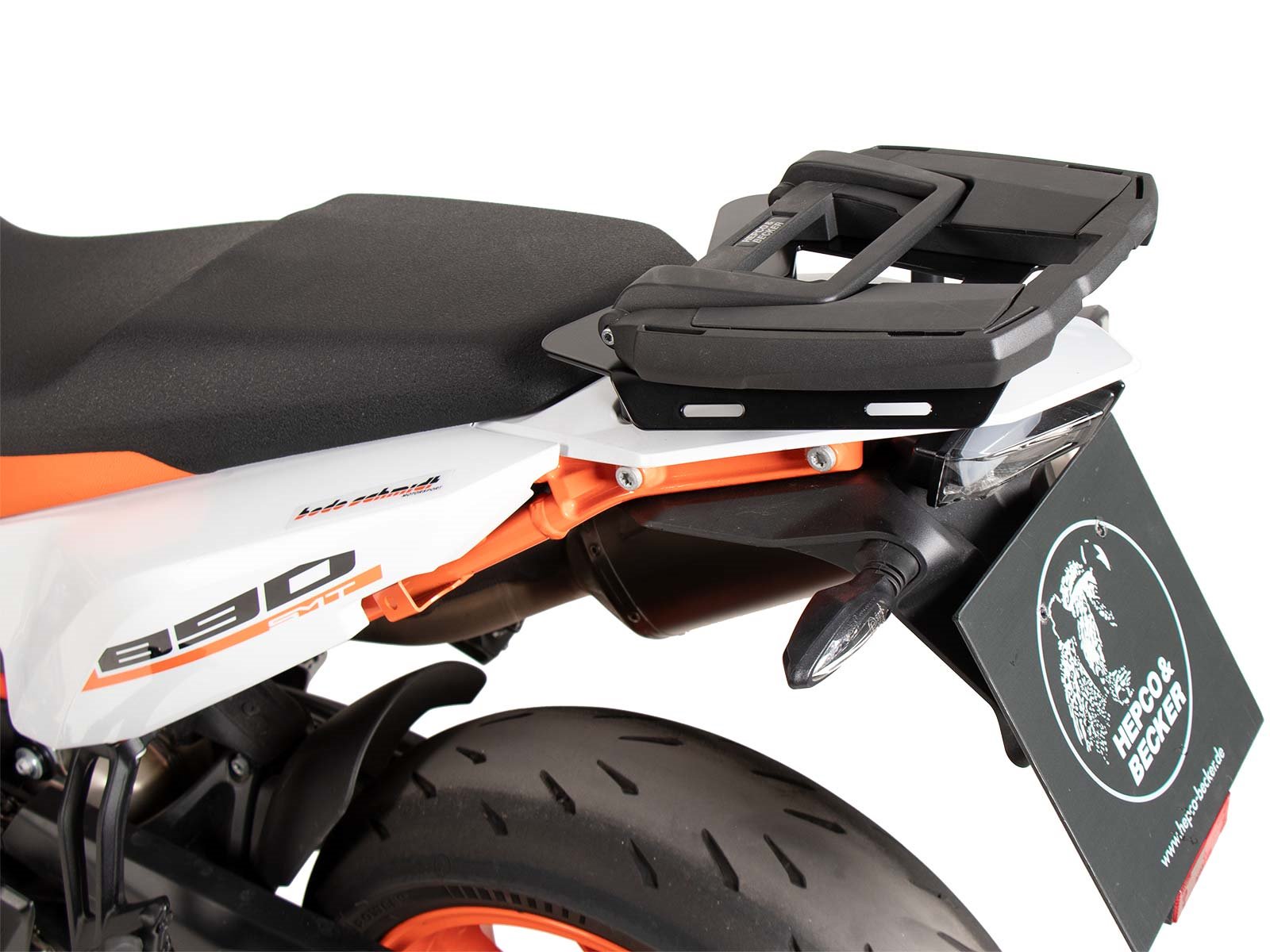 Stelaż kufra centralnego Easyrack KTM 890 SMT 2023-2026 Hepco & Becker | 6617655 01 01