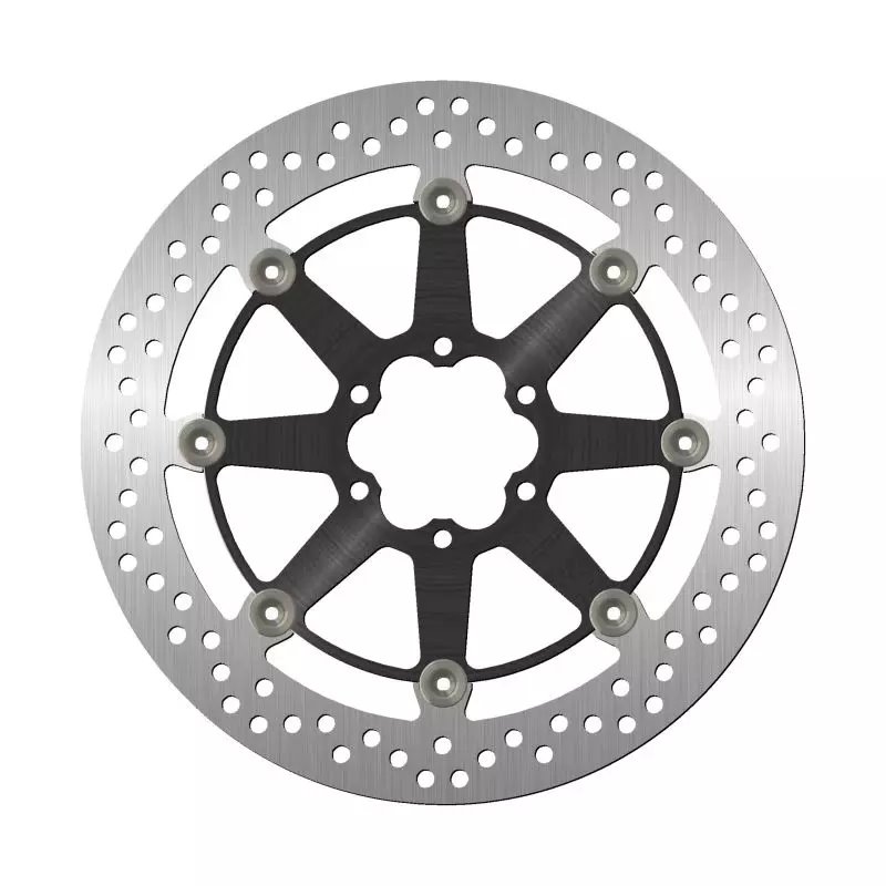 Tarcza hamulcowa przód Ducati Monster 620/675/695/803, Multistrada 620, Royal Enfield 535 Continental (300x64x5mm) (6x8,25mm) Pływająca (Środek aluminiowy) | NG1385G
