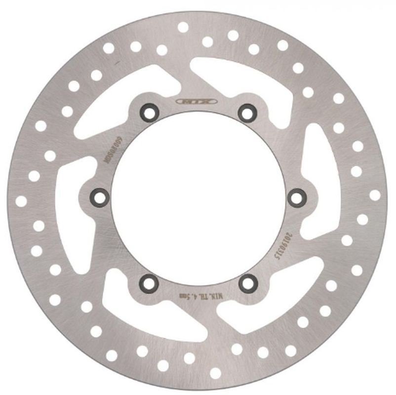 Tarcza hamulcowa tył Beta RR 2T 250/300, RR 4T 350, RR 4T 390/400/430/450/498, Xtrainer 250/300 2T, KTM 690 Enduro (240x110x5mm) (6x6,5mm) MTX PARTS | MDS08009