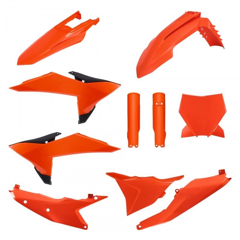 Komplet plastików KTM SX/SX-F/XC/XC-F kolor pomarańczowy OEM Polisport | 91613