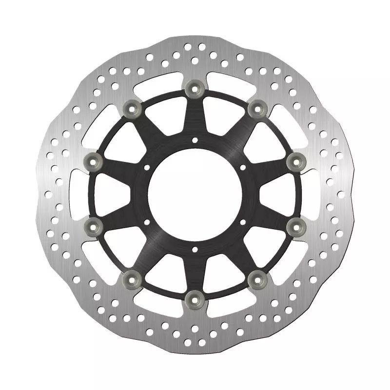 Tarcza hamulcowa przód Honda CBR 1000RR Fireblade, VTR 1000R, VTR 1000 SP-1/SP-2 (320x94x4,5mm) (6x6,25mm) WAVE PŁYWAJĄCA (ŚRODEK ALUMINIOWY) | NG2031XG
