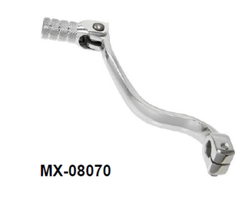 Dźwignia zmiany biegów Kawasaki KX 65, Suzuki RM 65 (OEM: K1315-61347 K1324-21366) (Kute aluminium, srebrny, anodowany) Psychic | MX-08070
