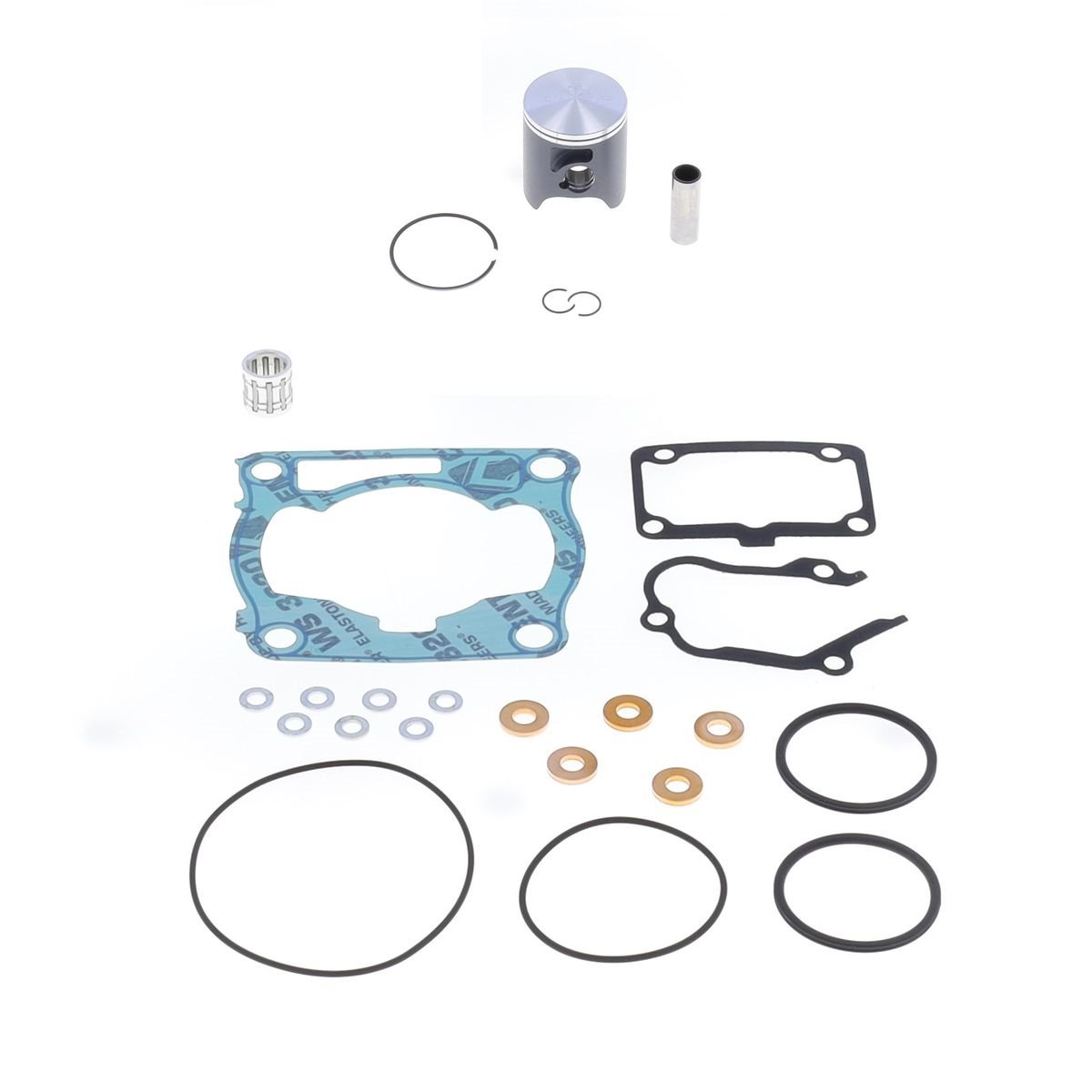 Tłok z uszczelkami TOP-END Yamaha YZ 65 2T (STD. +0,02mm = 43,46mm) Athena | P4C0435198001C