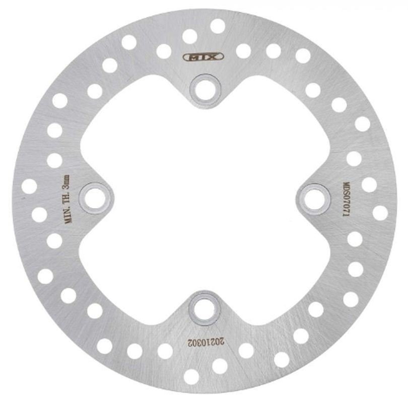 Tarcza hamulcowa tył Yamaha YFM 550 Grizzly, 700 Grizzly (250x98x4,0mm) (4x10,5mm) MTX PARTS | MDS07071