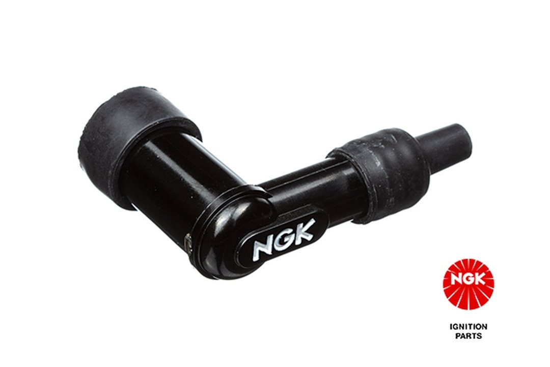 Fajka na świece ebonitowa kątowa (90) czarna NGK | LB05E