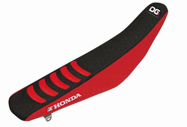 Pokrowiec / poszycie na siedzenie Honda CRF 250R, CRF 450R, CRF 450X DOUBLE GRIP 3 kolor czarny czerwony Blackbird | E1148H