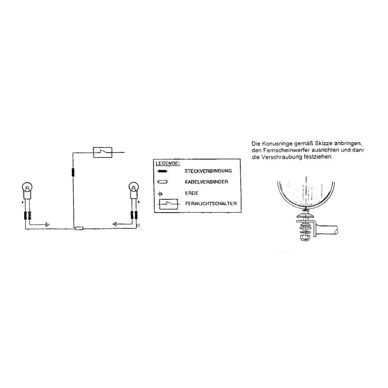 Zestaw lamp bocznych, dodatkowych Honda VF 750 C 1993-2000 Hepco Becker | 400151 00 02