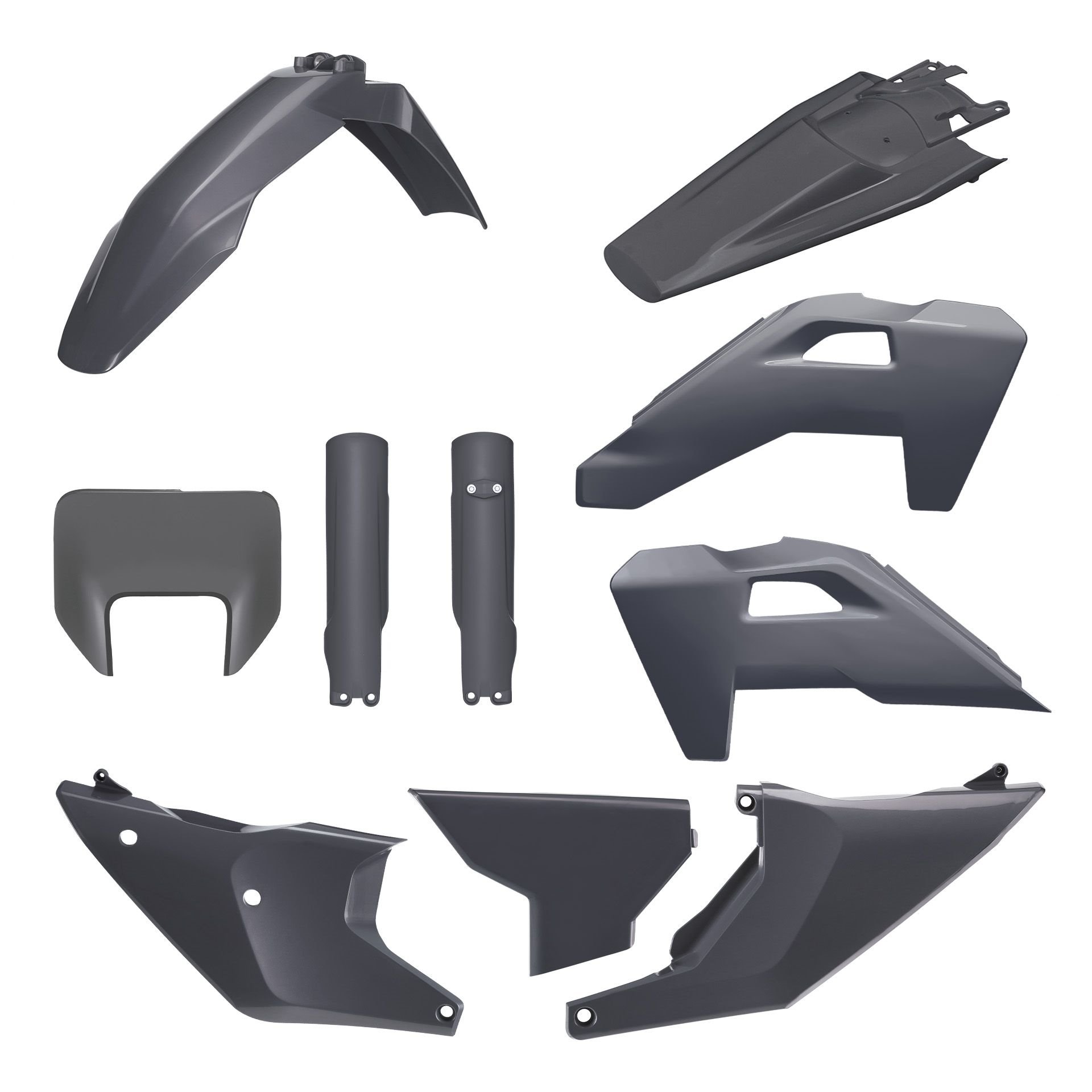 Komplet Plastików Husqvarna TE/FE 2026 Szary Polisport | 91663