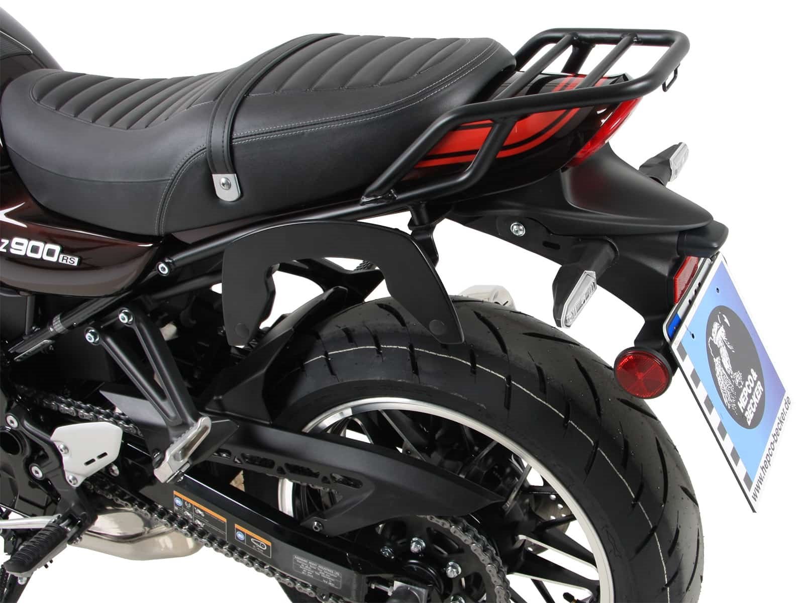 Bagażnik rurowy czarny Kawasaki Z 900 RS/SE/Black Ball Edition Hepco&Becker | 6542559 01 01