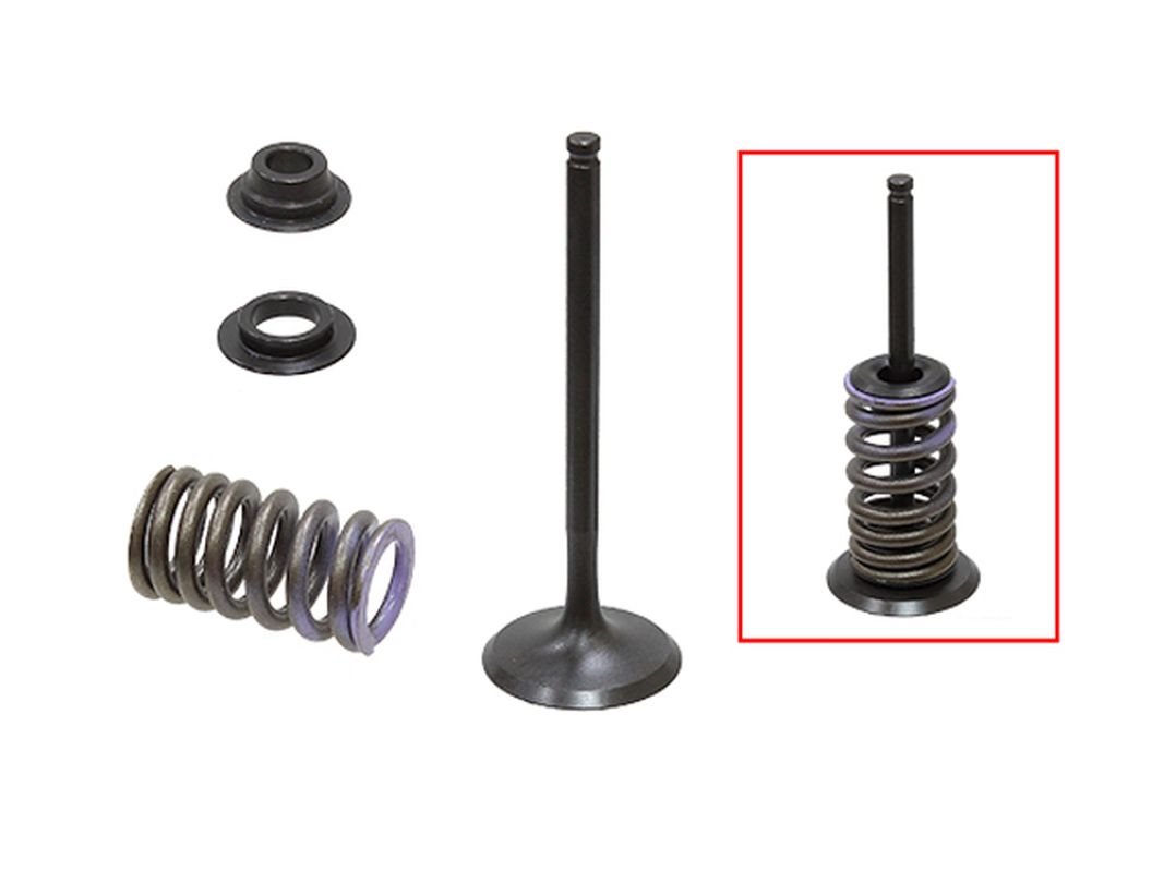 Zawór ssący (kompletny zawór ze sprężynami i podkładkami) stalowy Honda CRF 150 F (MX-09544I) (29,93X4,89X83,4mm) Psychic | XU-09544IK