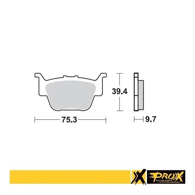 Klocki hamulcowe KH373 Honda TRX 450R Tył ProX | 37.208502