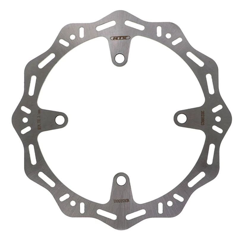 Tarcza hamulcowa Hornet tył Kawasaki KX 250F, KX 450F, KLX 450R, KX 125/250, Suzuki RMZ 250 WAVE (240x115x4mm) (4x10,5mm) MTX PARTS | MDHS03001