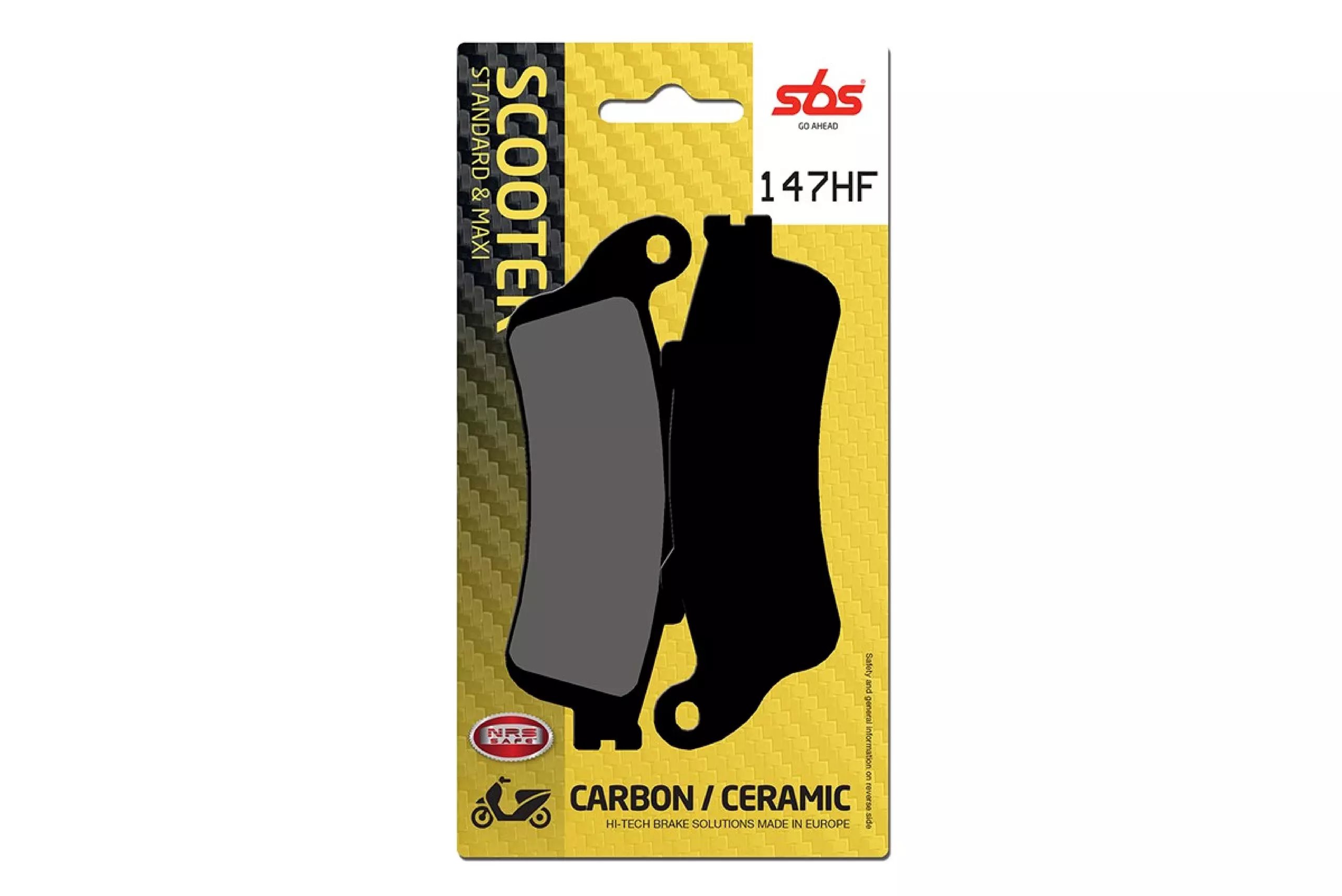 Klocki hamulcowe PRZÓD KH281/KH261 Street Ceramic Honda FES 125/150 Pantheon | 147HF