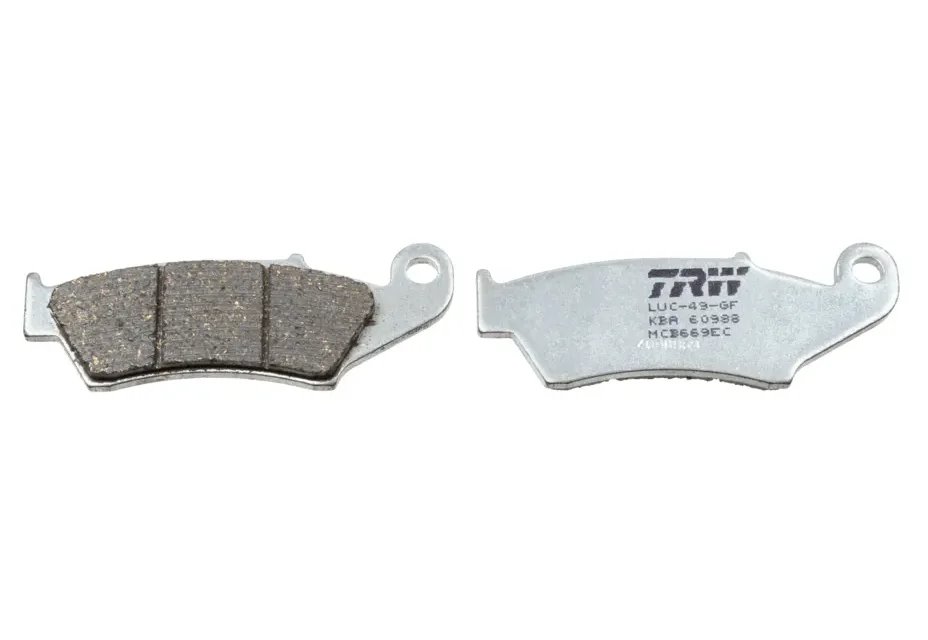 Klocki hamulcowe KH185 KH389 Organic ZF Honda XL 125, XR 400, XLV Transalp, XRV Africa Twin 750, Kawasaki KLX 650, Suzuki DRZ 400 przód TRW | MCB669EC
