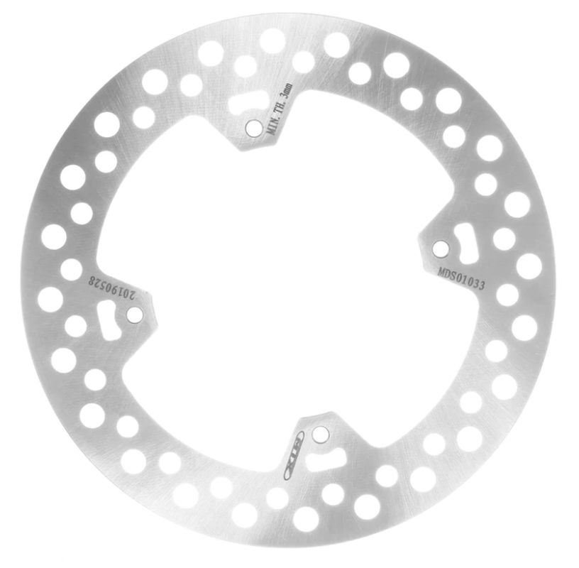 Tarcza hamulcowa tył Honda CR 125R/250R, CRF 250R/450R, CRF 250X/450X (240x121x4mm) (4x6,5mm) MTX PARTS | MDS01033