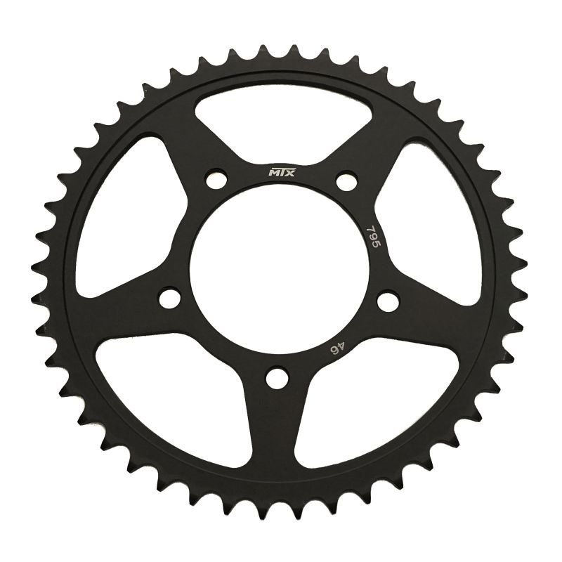 Zębatka tylna Suzuki GSF 250 Bandit, GSX 250, SFV/SV 650 Gladius 46 zębów, łańc. 520, czarna Mtx Parts | 11-01D-46B