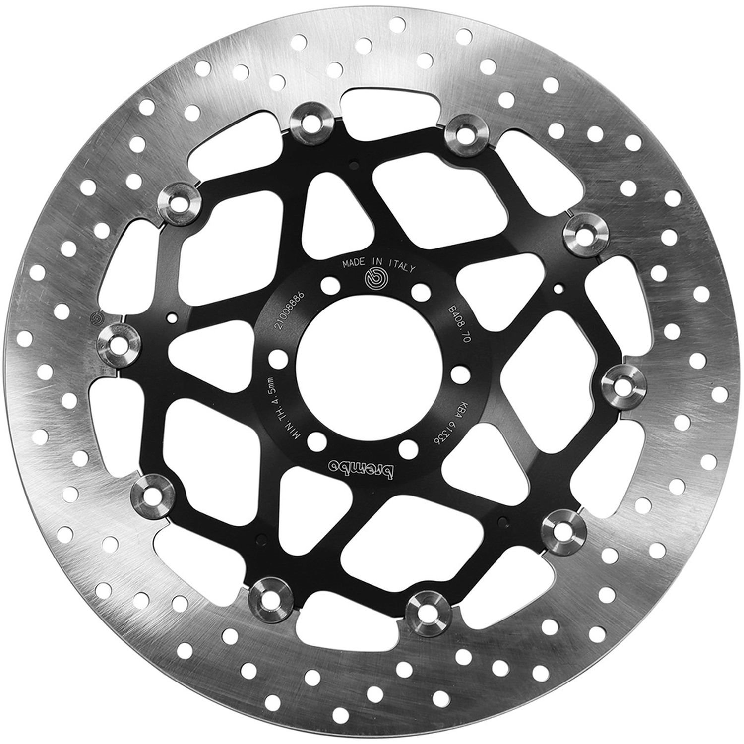 Tarcza hamulcowa przód pływająca Aprilia RSV 1000, RSV4 1000 APRC, RSV4 1000 R, DROSODURO 750, Ducati MONSTER 1000 (320X64X5MM) (6X8,5MM) Brembo | 78B40870