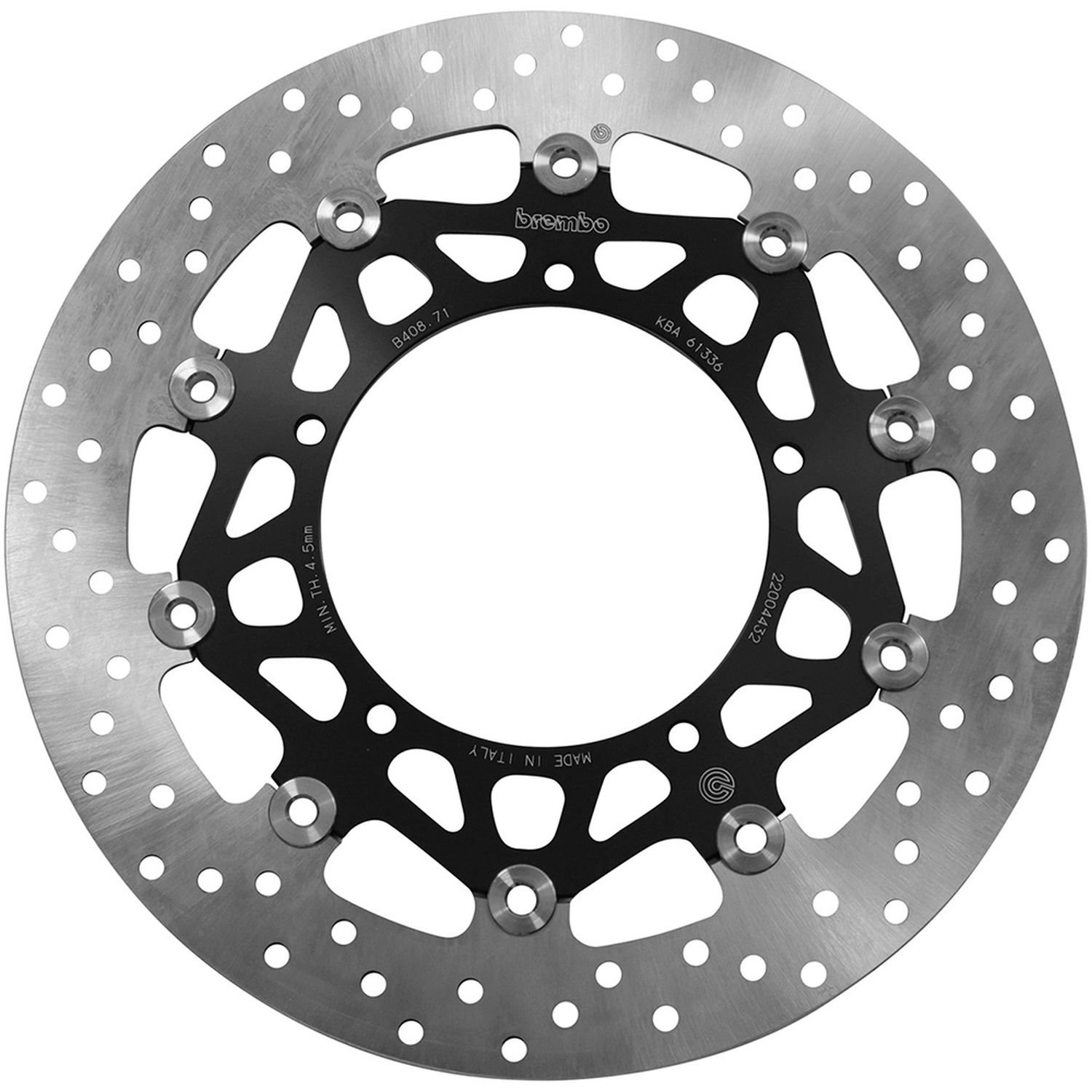 Tarcza hamulcowa przód pływająca Yamaha FZ 1 FAZER, FZ 1 N FAZER, MT-10, YZF R1, V-MAX 1700, YZF R6, YZF R9 (320X132X5MM) (5X8,5MM) Brembo | 78B40871