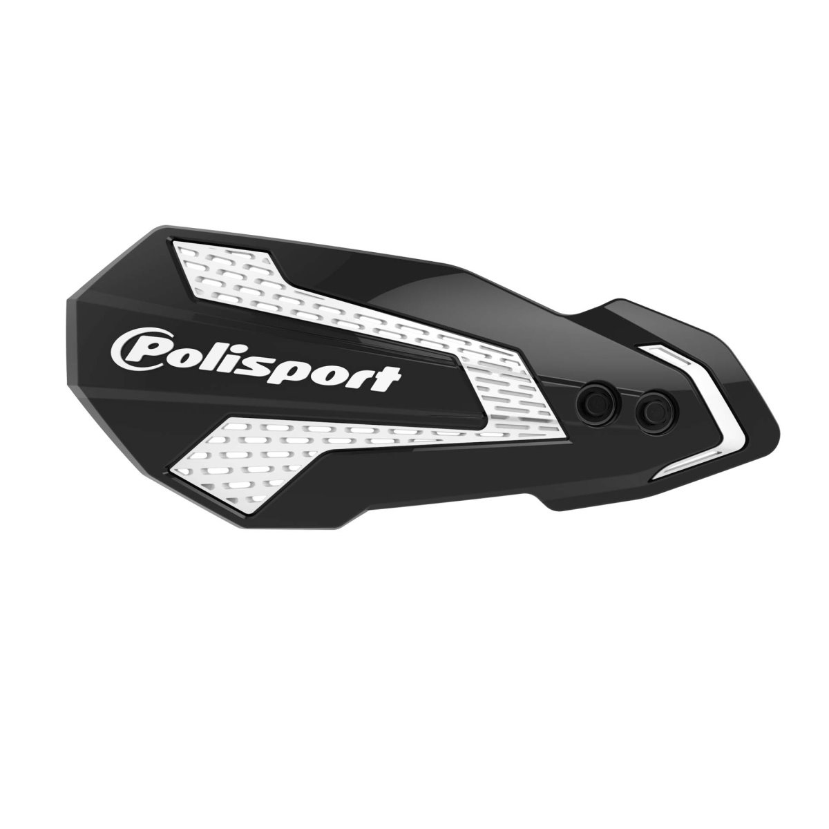 Osłony rąk (listki) MX FLOW KTM SX/EXC, Husqvarna TC/TE/FC/FE Czarno Biały Polisport | 8308200006