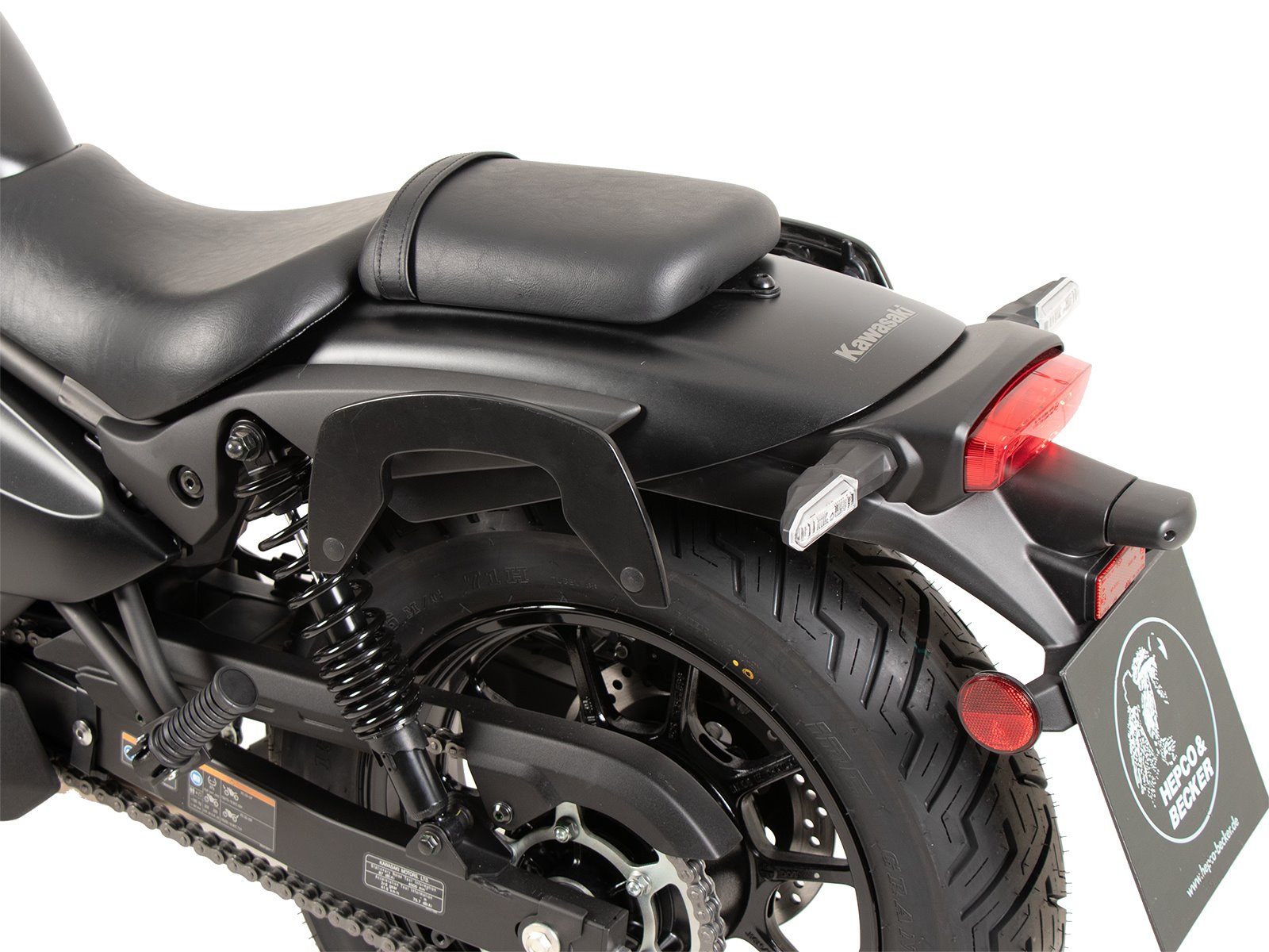 C-Bow Stelaż, uchwyt na torby boczne Kawasaki Eliminator 500 2024-2026 Hepco & Becker | 6302552 00 01