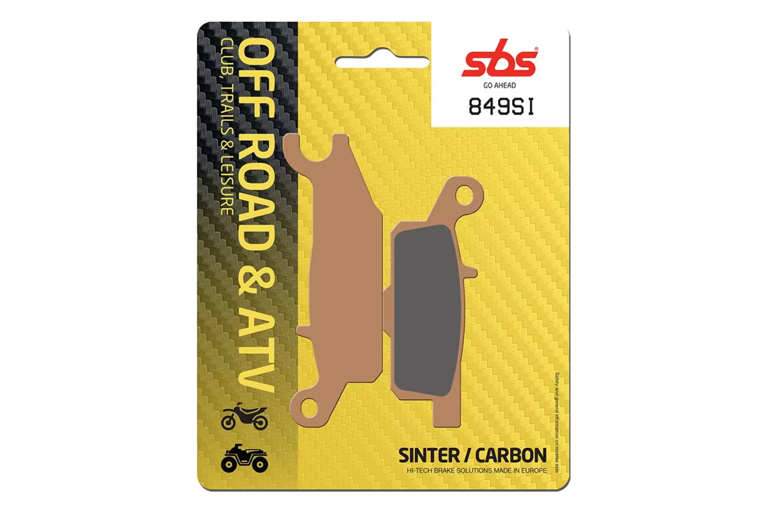 Klocki hamulcowe KH444 OFF-ROAD SINTER Yamaha YFM 550 GRIZZLY, YFM 700, YFM 250 RAPTOR | 849SI