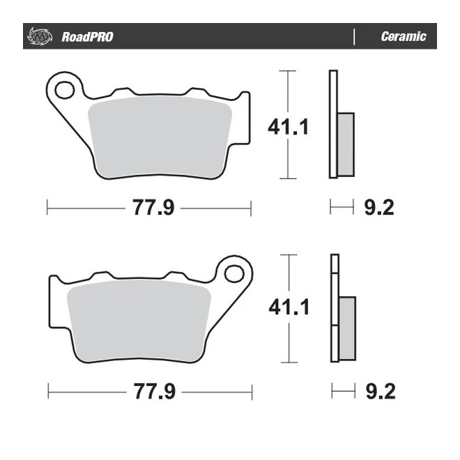 Klocki hamulcowe KH208/KH213 Roadpro Ceramic Series Moto-Master | M403404