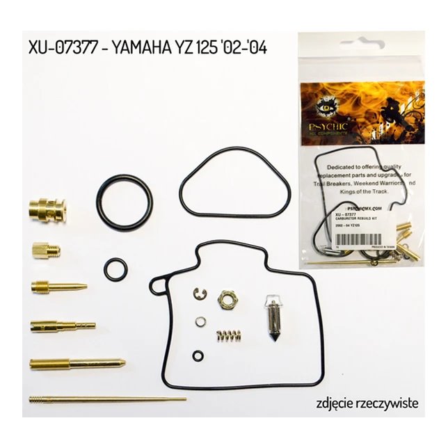 Zestaw naprawczy gaźnika Yamaha YZ 125 (na 1 gaźnik) Psychic | XU-07377