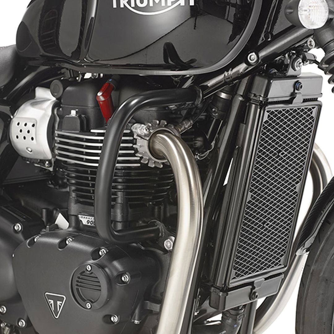 Gmole osłony silnika Triumph Bonneville T100, T120, Street Twin 900 czarne Kappa | KN6410