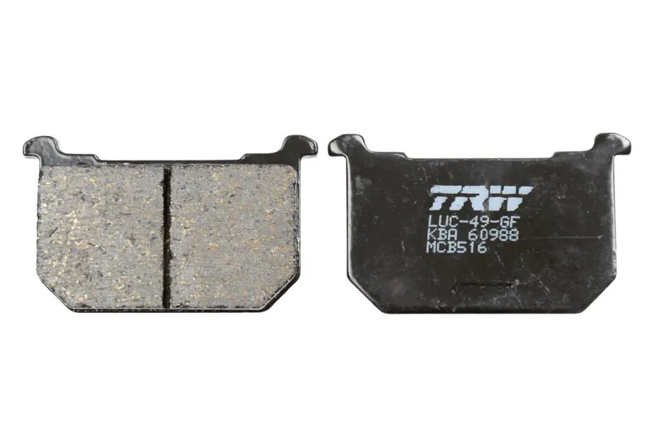 Klocki hamulcowe Organic Kawasaki GPZ 400/500, GPZ/Z 550, GT/GPZ/Z/LTD 750, Z 1000, GPZ/Z 1100 tył TRW | MCB516