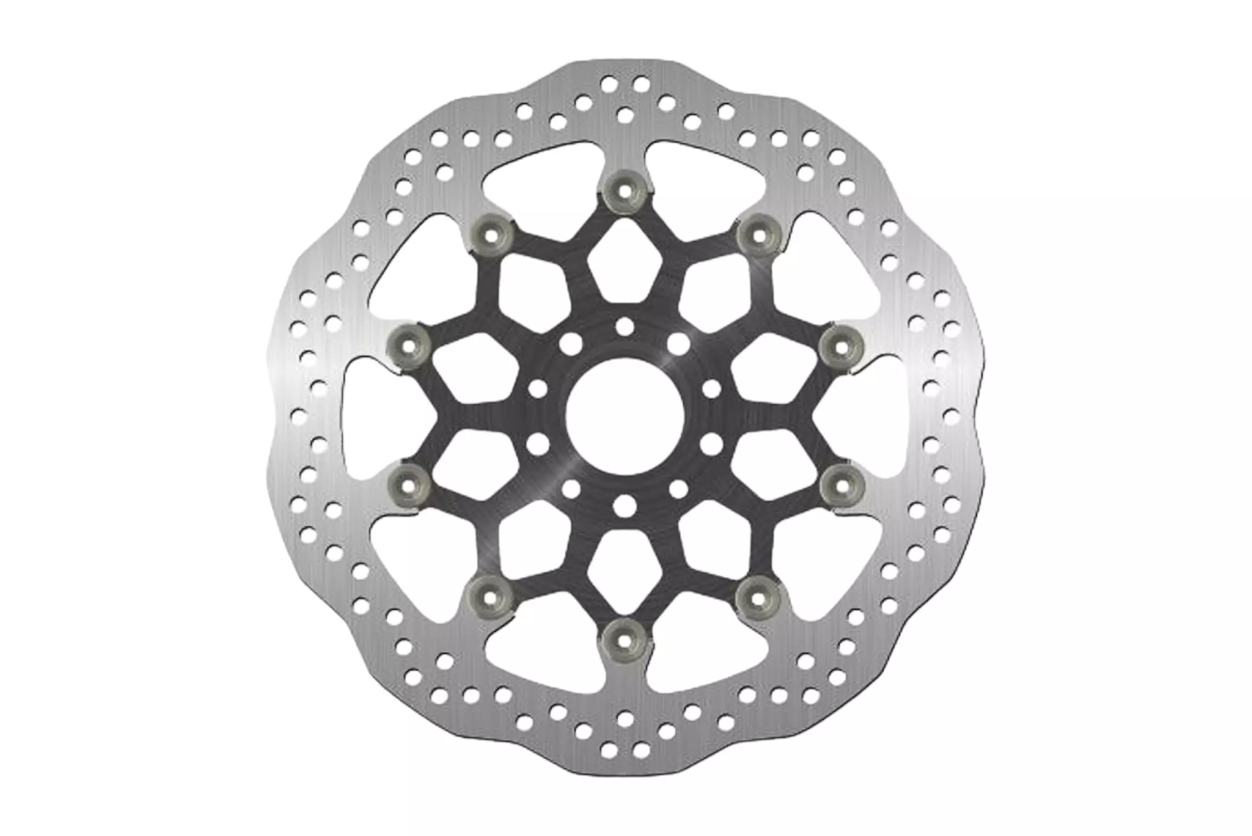 Tarcza hamulcowa przód KTM Duke 690 R/ABS (320X52X5MM) (5X8,5MM) PŁYWAJĄCA (ŚRODEK ALUMINIOWY) WAVE | NG1465XG