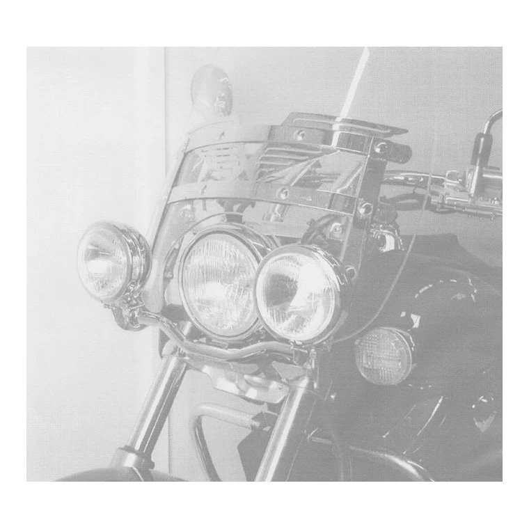 Zestaw lamp bocznych, dodatkowych Honda VT 750 D2 Black Widow Mit Scheibe 2001-2003 Hepco Becker | 400919 00 02