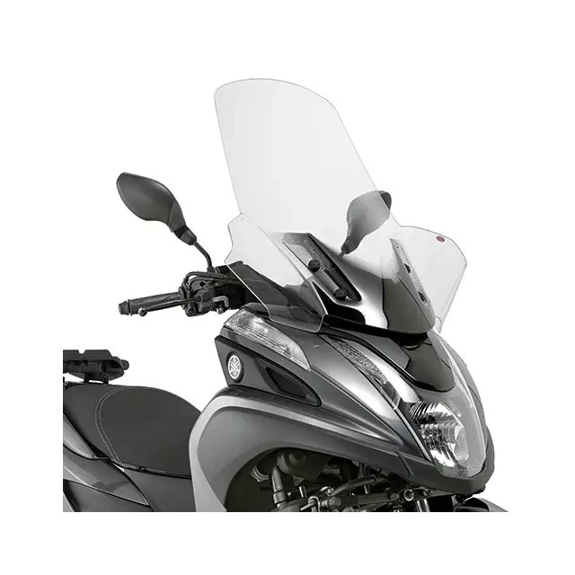 Szyba Yamaha Tricity 125/155, MBK Tryptik 125 74x63cm przeźroczysta Kappa | 2120DTK