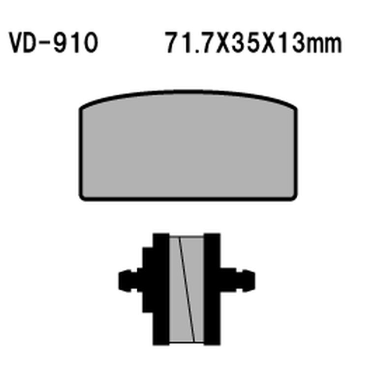 Klocki hamulcowe KH22 BMW R60/75/80/90/100 Vesrah | VD-910