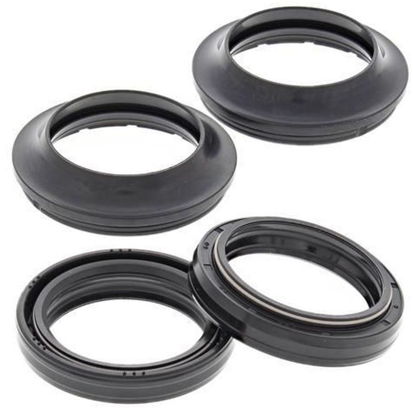 Uszczelniacze przedniego zawieszenia olejowe i pyłowe komplet Yamaha WR 250F, YZ 250F, YZ 426F, WR/YZ 450F; Suzuki RM 250 (46x58x9,5/11,5mm) | FSD-049R