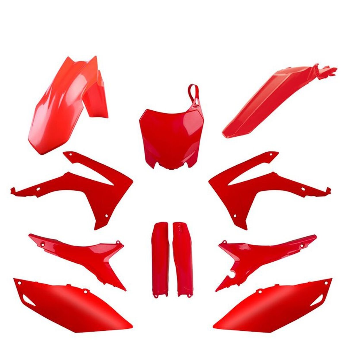 Komplet plastików Honda CRF 250R, CRF 450R czerwony Polisport | 91532