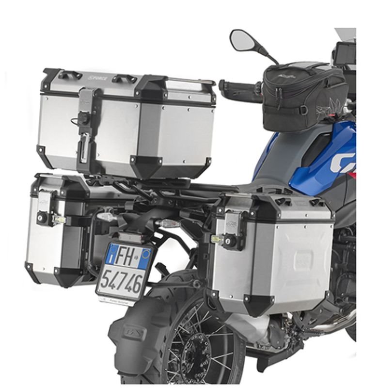 Stelaż kufrów bocznych VOYAGER MONOKEY CAM SIDE BMW R 1300 GS KFR KFORCE KVG K'VOYAGER ALU Kappa | KLO5143CAM