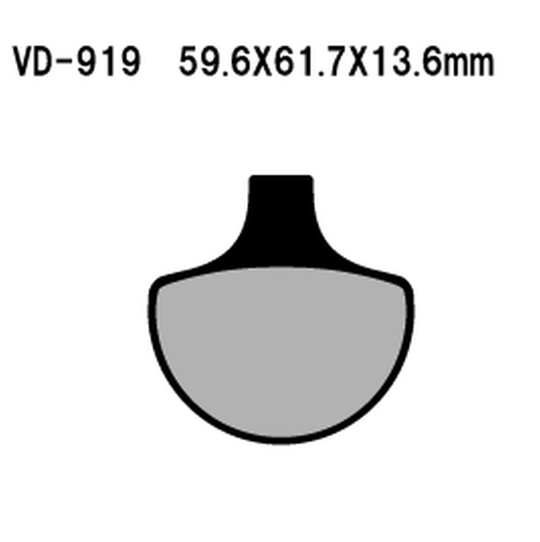 Klocki hamulcowe KH94 Harley Davidson Przód Vesrah | VD-919