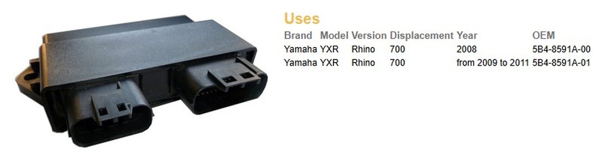 Moduł Zapłonu CDI Yamaha YXR 700 RHINO DZE | 1614-01